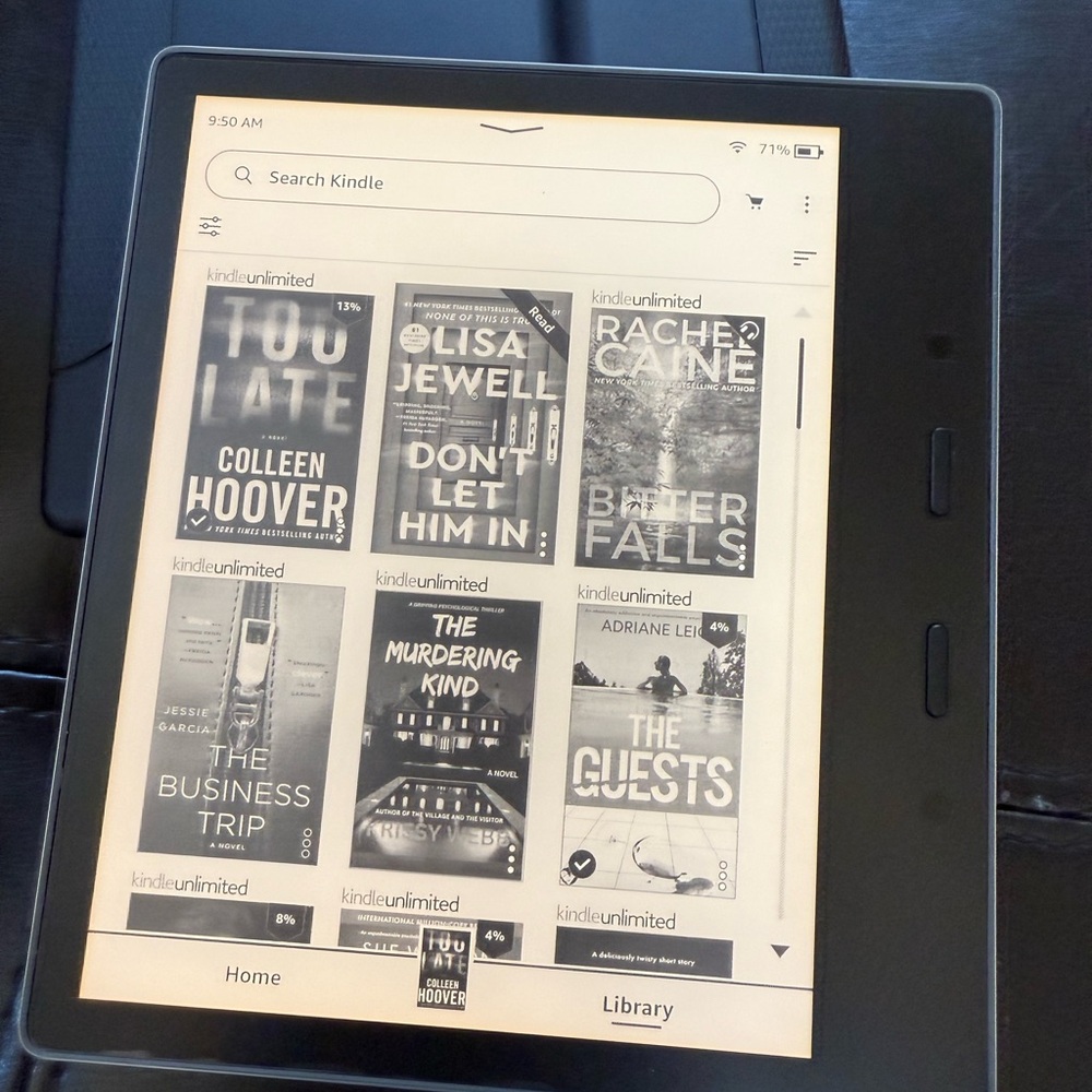 Kindle E-Reader with Black Frame